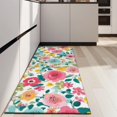 thumbnail image 4 of Pioneer Flower Floral Print Pattern Kitchen Rug Mat,Kitchen Runner Rugs Non Skid Washable,Decorative Kitchen Floor Mats for Kitchen,Sink,Laundry,17"X47", 4 of 5