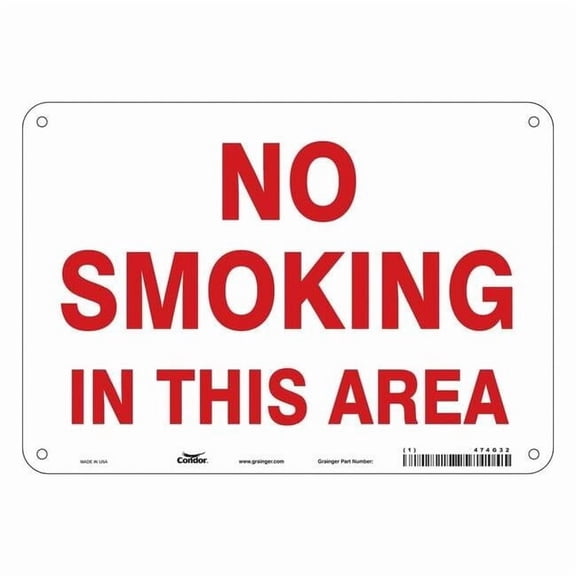 Condor Safety Sign, 7" H, 10" W, Vertical Rectangle, English, 474G32 474G32