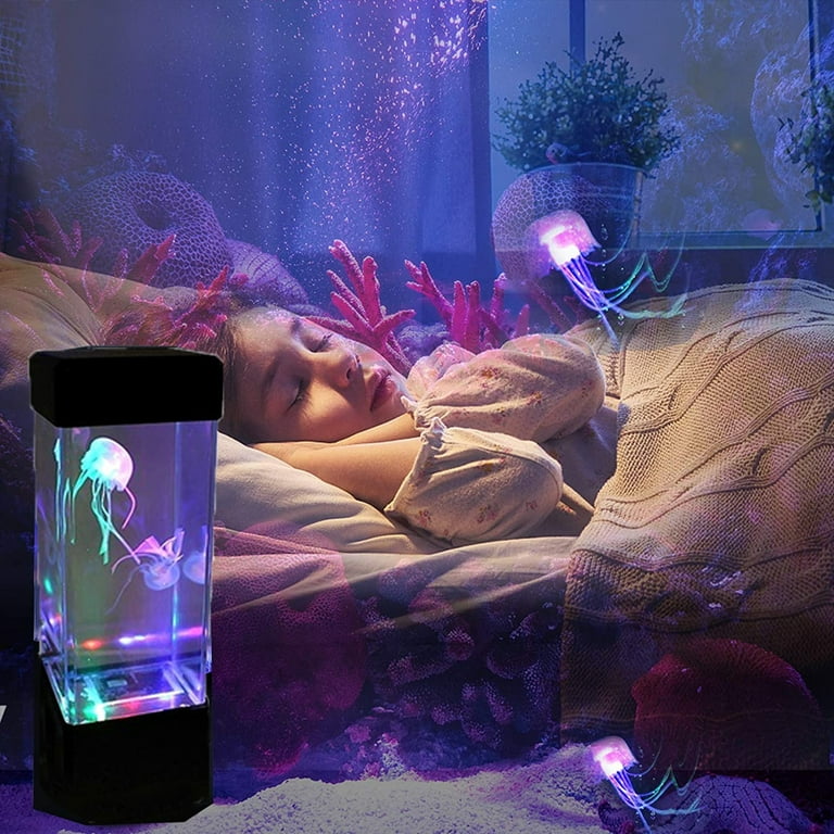 Jellyfish aquarium lamp deals