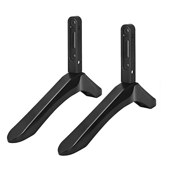 XIBUFE Universal Tabletop Tv Stand Base for 32-65 Inch Flat Screen Lcd Tvs, Up to 99 Lbs, Black Steel