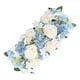 thumbnail image 2 of Arreglo floral de seda para corredores de pasillo de bodas - Ramo realista de rosas y lirios de 52 cm para decoración de ceremonias, 2 of 6