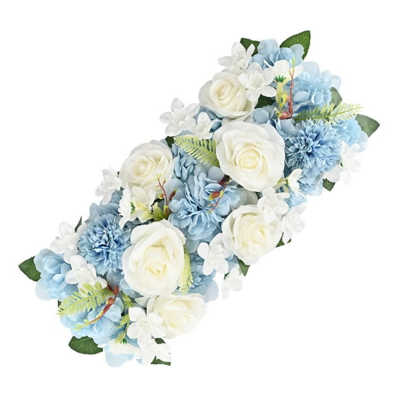 TUITOONM Wedding Floor Flowers Wedding Venue Flower Arrangement Simulation Silk Flower Finished Product Flower Decoration Flower Arrangement T-table Road Guide Wedding Decors