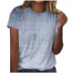 thumbnail image 1 of Camiseta de Cuello Redondo de Manga Corta Impresa de los Pantalones Cortos de las Mujeres, Poliéster de Lentejuelas de Partido de Moda, 1 of 8