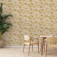 thumbnail image 5 of Tempaper Royal Palm Metallic Gold Peel and Stick Wallpaper, 20.5" x 16.5', 5 of 6