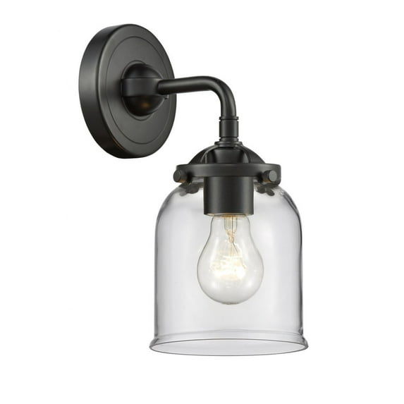 284-1W-OB-G52-LED-Innovations Lighting-Small Bell-3.5W 1 LED Wall Sconce in Transitional Style-5 Inches Wide by 9 Inches High Oil Rubbed Bronze