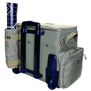 Gps Rolling Range Bag Holds 10 Handguns Tan