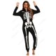 thumbnail image 5 of Traje de carnaval de Halloween 2024, disfraz familiar, mono de esqueleto de hueso, mono medieval con capucha y cremallera para cosplay para adultos y niños, 5 of 5