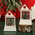 thumbnail image 6 of LED Lighted Christmas House, Christmas Snow Globe House, Battery Operated Santa Claus Christmas Tree House, Lighted Lantern, Snow Globes House Holiday Festival Decoration Gifts , 1 Pack, 6 of 9