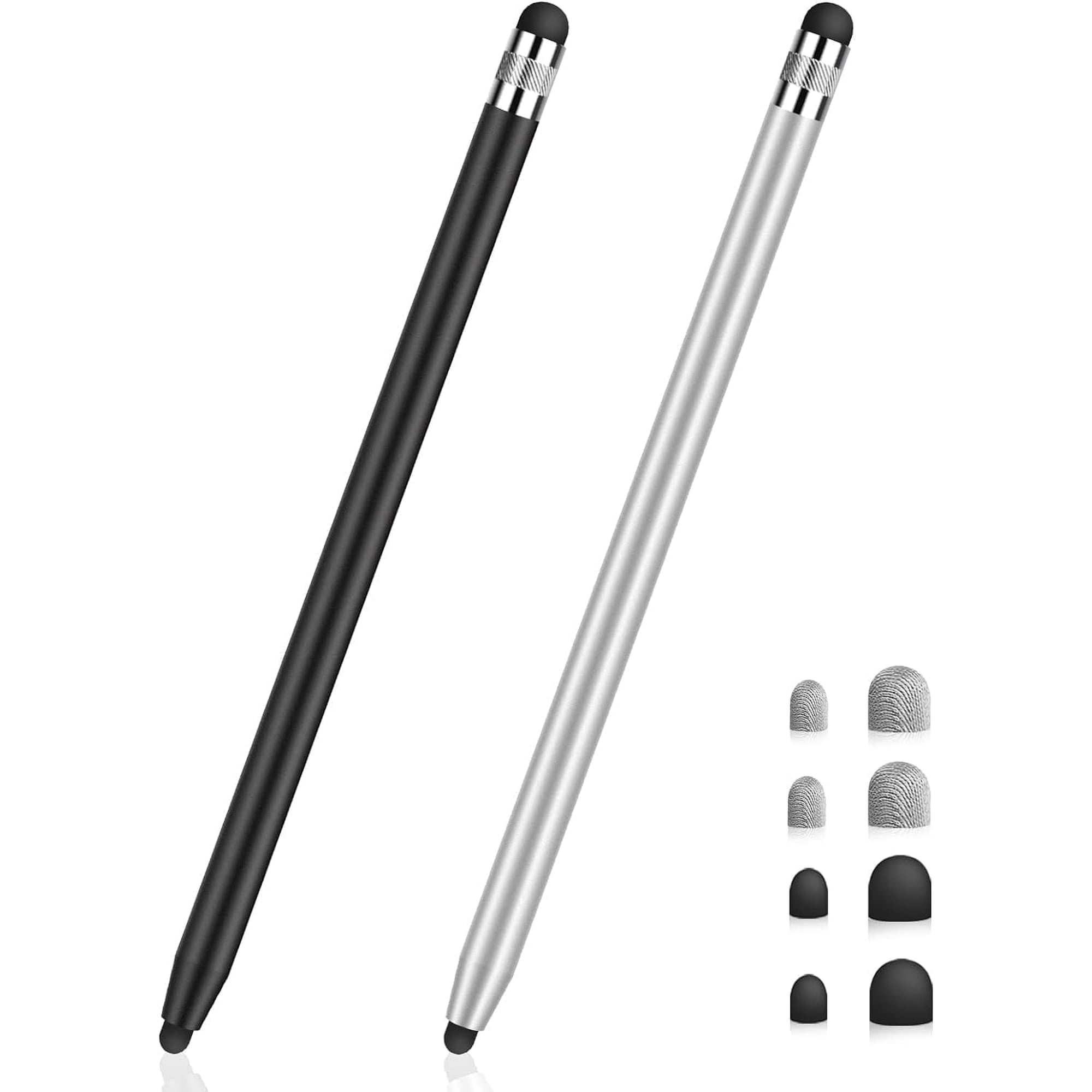 MEKO Stylus Pen for ipad,Stylus for Touch Screens, 2-Pack Stylus Pens High Sensitivity & Precision Capacitive Stylus with 8 Extra Tips for iPhone/ iPad Pro/ Tablets/ Samsung/ Galaxy/ PC