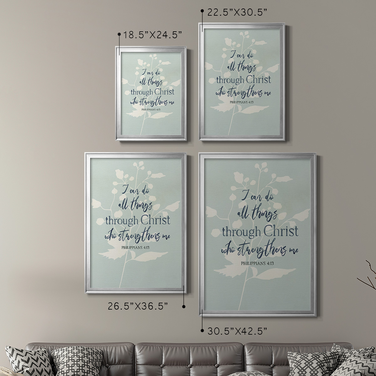 I Can Do All Things Premium Classic Framed Print - Ready to Hang