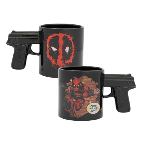 Marvel Deadpool "Outta The Way Nerd" Heat Reveal Boxed Ceramic Jumbo 20oz Mug 