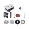 thumbnail image 1 of ZheElen Mini Scie de Table 96W Électrique Bonne Précision Trancheuse Petit Outil de Tranchage Multifonctionnel Tour de Menuiserie avec Accessoires R3/Dignité Prise US, 1 of 6