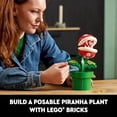 thumbnail image 5 of LEGO Super Mario 71426 Piranha Plant Articulated Figure with Tube and 2 Pieces, Adult Model, Gift Idea, 5 of 9