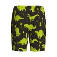 thumbnail image 5 of Fotbe Cute Cartoon Dinosaurs Pajama Shorts for Men, Men's Pajama Bottoms, Sleepwear,Short Pajama Pants-4X-Large, 5 of 9