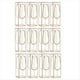 thumbnail image 1 of Paquete de 12 Cajas de Regalo de Plástico Transparente, Caja de Regalo de Plástico Transparente, Caja de Dulces Rectangular con Bordes Dorados, 1 of 5