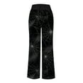 thumbnail image 5 of adviicd Women's Halloween Joggers | Baggy Cute Print Pajama Pants for Spooky Season (Black, M), 5 of 6