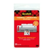 Scotch Premium Thermal Laminating Pouch 20 Pack, 4" x 6" Sheets