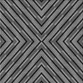 thumbnail image 1 of Ahgly Company Machine Washable Indoor Square Transitional Dark Gray Black Area Rugs, 6' Square, 1 of 7