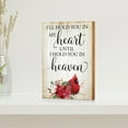 thumbnail image 6 of LifeSong Milestones "I'll Hold You" Cardinal with Poinsettia Tabletop Sign Christmas Holiday Decor, 6 of 7
