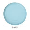 thumbnail image 4 of Round Pet Food Plate Snack Dish for Cats Dogs, Shallow Wide Cat Feeding Bowl, Easy Clean Plastic Pet Dish for Dry Wet Food Treats, Stackable Feeding Bowl for Small Medium Pets Kittens, 4 of 6
