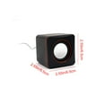 thumbnail image 1 of wired small speaker Computer music player Mini speaker sound USB powered desktop speaker Portable computer speakers, 1 of 2