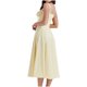 thumbnail image 4 of Puntoco Vestidos Mujer Verano Moda Mujer Verano Sólido V-Cuello Sin Mangas Suelto Sin Mangas Vestido De Tirantes, 4 of 8