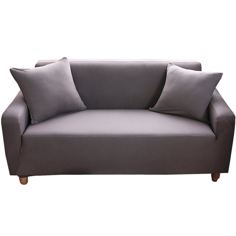 Hurrise Pure Color Stretch Sofa Covers 1 2 3 Seats Fabric Chair