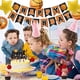 thumbnail image 3 of 27 piezas de suministros para fiesta de cumpleaños con tema de baloncesto, decoraciones temáticas para fiesta de baloncesto que incluyen pancarta de feliz cumpleaños, adornos para, 3 of 5