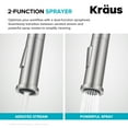 thumbnail image 6 of Kraus KPF-2840MB Torak 1.8 GPM Single Hole Pull Down Kitchen Faucet - Black, 6 of 7