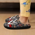 thumbnail image 6 of Kids Slippers WWE House Slippers Warm Soft Plush Slipper Anti-Slip Winter Fluffy House Shoes for Boys Girls, 6 of 7