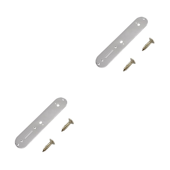 Billuyoard Flexible Control Plate Adjustable Switch Plate Style Cover Electric Guard Practical Guitar Surface Mirror Instrument Parts 2piezas