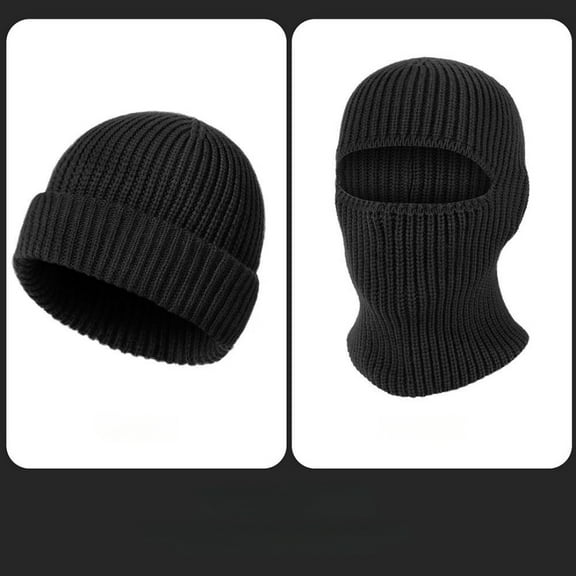 Balaclava Face Mask Beanie Hats Thermal Winter Ski Mask for Cold Weather Men Women Outdoor Sports 2 in 1