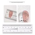 thumbnail image 2 of reglas para medir uñas, reglas flexibles para decoración de uñas, reglas transparentes para manicura, 2 of 5