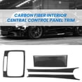 thumbnail image 4 of Carbon Fiber Interior Central Control Panel Trim Cover for Mercedes C Class W204 2007-2013 RHD, 4 of 8
