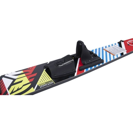 HO Skis Hot Shot Trainers Ski Combo with Rope and Trainer Bar for ...