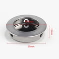 thumbnail image 2 of Stainless Steel Circular Recessed Sliding Door Handles Set Round Flush Finger Slope, 2 of 4