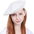 thumbnail image 2 of New Women's Warm 100% Wool Fashion French Berets Tam Beanie Slouch Hat Cap, 2 of 2