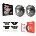 thumbnail image 1 of Transit Auto Rear Coated Disc Brake Rotors and Semi-Metallic Pads Kit for Car BMW X5 X6 KGS-101406, 1 of 11