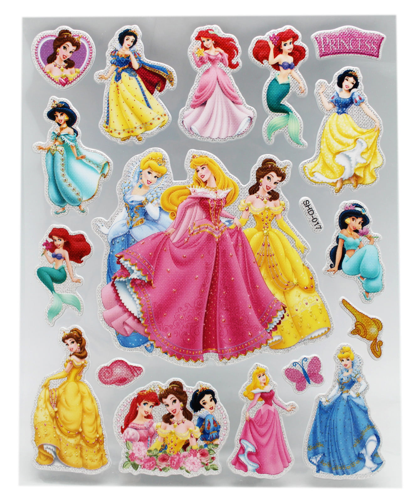 zo veel Landelijk kampioen Disney Princess Making Poses 3D Raised Assorted Stickers (16 Stickers) -  Walmart.com