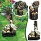 thumbnail image 4 of Solar Power Duck Family Garden Water Feature Fountain Duck Statue LandscapDecor, 4 of 5