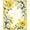 Yellow, Pattern 1, variant on ODIKA 4'x6' Machine Washable Non-Slip Area Rug, Elegant Floral Swirls with Radiant Subtle Blue Highlights Yellow High Traffic Rug, Yellow, 217053