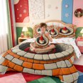 thumbnail image 4 of Manfei Western Xmas Festive 7 Pieces Full Size Bedding Sets,Traditional Christmas Animals Full Size Bed in a Bag,Xmas Reversible, 4 of 7