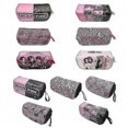 thumbnail image 2 of Large Capacity Blackpink Pencil Case For School Or Office Supplies - Durable Storage Bag, Pink, 2 of 4