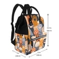 thumbnail image 2 of Xecao Cute Cat Paw print Large Capacity Nappy Bag is a multi-functional waterproof travel backpack, perfect as a nursing bag or mummy backpack for women, 2 of 6