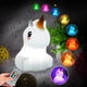thumbnail image 1 of Lámpara de noche de unicornio para niños pequeños - Lámpara de silicona de 9 colores para la mesita de noche, ideal para guarderías infantiles y regalos de cumpleaños - Mediana, 1 of 5