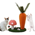 thumbnail image 1 of Carrot Cat Scratch Post Sisal Scratch Post Carrot Cat Scratcher para Gatos Pequeños Seta 40x30x40cm Salvador Poste rascador para gatos, 1 of 10