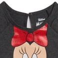 thumbnail image 6 of Disney Minnie Mouse Toddler Girls' Glitter T-Shirt and Tutu Leggings Set Minnie Mouse Red Grey, 6 of 6