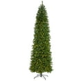 thumbnail image 3 of Nearly Natural Prelit LED 9' Slim Pine Artificial Christmas Tree, Green, 3 of 9