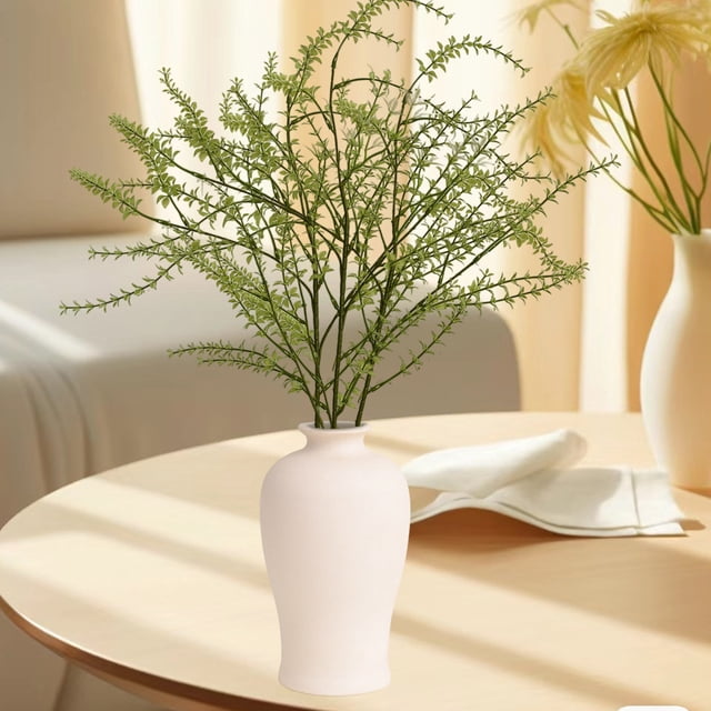 35.43in High Simulation Small Leaf Artificial Branch PVC Material Elegant Greenery Design Low Maintenance No Watering Needed Decor for Living Room Study Bedroom Vase Gift for Home Decor Lovers