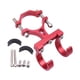 thumbnail image 3 of Colgador de Bolsas para Bicicleta Y Motocicleta con Ganchos Dobles, Ajustable, Resistente Y Compacto para Manillar de 18-35 Mm, Multiusos, de Aluminio Rojo 75x5cm, 3 of 8